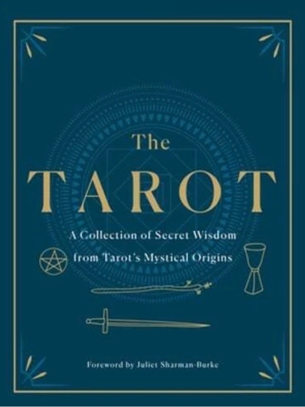 The Tarot Book - Teal and Gold Hardcover